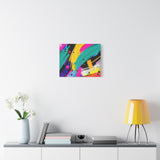 Abstract Neon Brushstroke Canvas Print — Colorful Modern Wall Art thumbnail 48