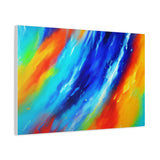 Abstract Rainbow Wave Matte Canvas Print — Vibrant Stretched Wall Art thumbnail 59