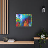 Abstract Color Explosion Matte Canvas Print thumbnail 64