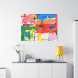 Abstract Color Splash Matte Canvas Print — Vibrant Modern Wall Art thumbnail 90
