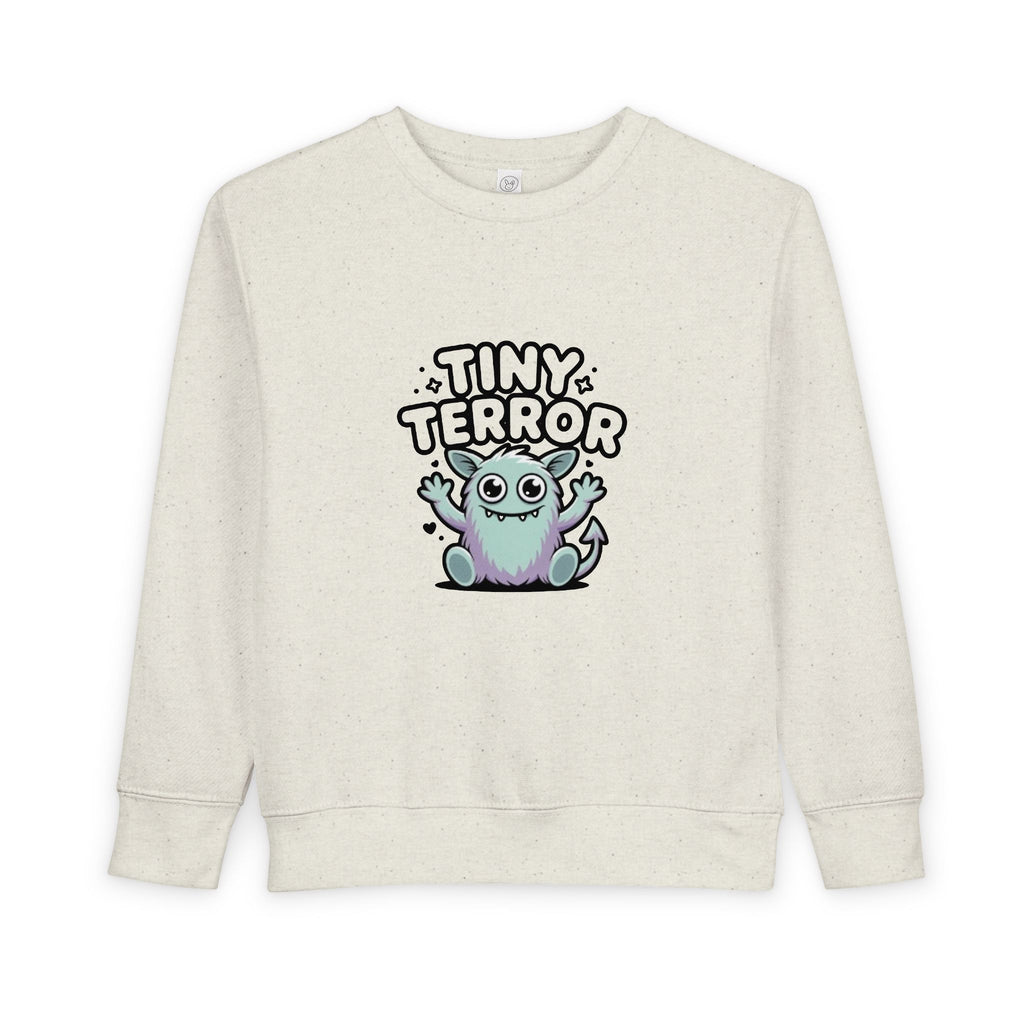 Tiny Terror Toddler Sweatshirt – Cute Monster Kids Pullover