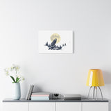 Howling Wolf Moon Matte Canvas Wall Art — Stretched 1.25" thumbnail 36