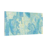 Abstract Aqua Brushstroke Canvas Print — Coastal Blue Wall Art thumbnail 95