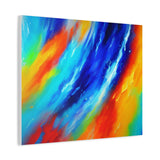 Abstract Rainbow Wave Matte Canvas Print — Vibrant Stretched Wall Art thumbnail 53