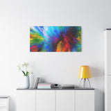 Abstract Color Explosion Matte Canvas Print thumbnail 84