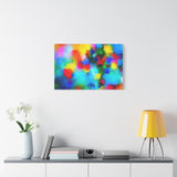 Abstract Rainbow Splash Matte Canvas Print thumbnail 60