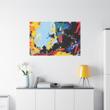 Abstract Color Splash Matte Canvas Print — Modern Stretched Wall Art thumbnail 87