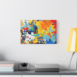 Abstract Splash Colorful Matte Canvas Wall Art – Vibrant Modern Stretched Print thumbnail 42