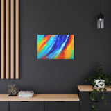 Abstract Rainbow Wave Matte Canvas Print — Vibrant Stretched Wall Art thumbnail 61