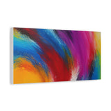 Abstract Rainbow Swirl Matte Canvas Print (Stretched) thumbnail 44