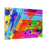 Abstract Color Splash Canvas Print — Vibrant Modern Wall Art thumbnail 86