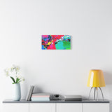 Abstract Neon Splash Matte Canvas Print — Vibrant Colorful Stretched Wall Art thumbnail 42