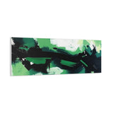 Abstract Green Brushstroke Canvas Print thumbnail 80