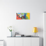 Abstract Color Splash Matte Canvas — Stretched Wall Art thumbnail 57