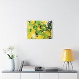 Abstract Green & Yellow Matte Canvas Print – Vibrant Modern Wall Art thumbnail 54