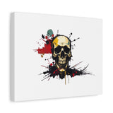 Skull Splash Art Canvas — Grunge Skull Wall Decor, Edgy Gothic Home Accent thumbnail 26