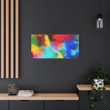 Abstract Color Burst Canvas Print — Vibrant Stretched Matte Wall Art thumbnail 76