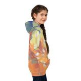 Kids Abstract Brushstroke Hoodie thumbnail 6