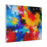 Abstract Color Splash Matte Canvas Print — Vibrant Stretched Wall Art thumbnail 53