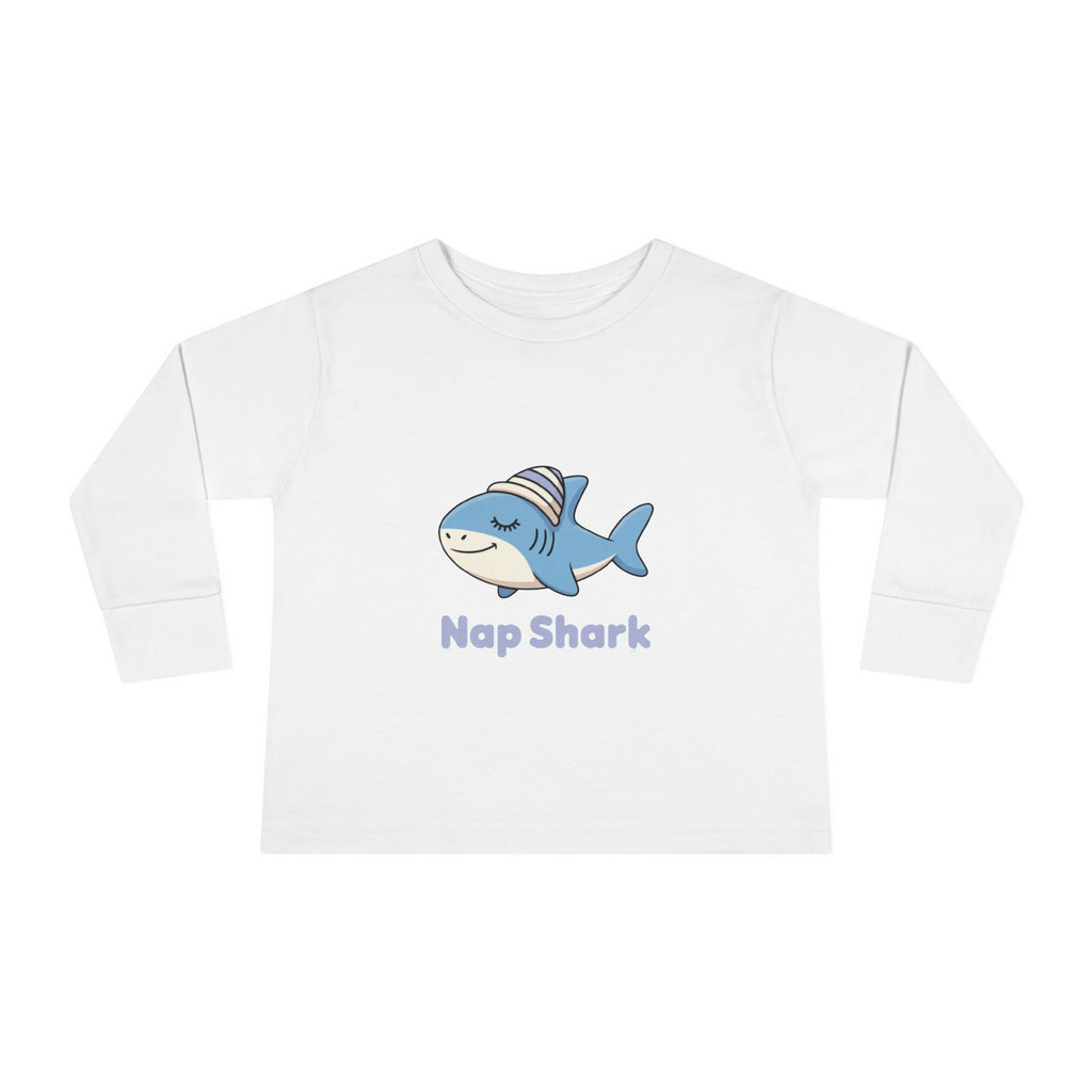 Nap Shark Toddler Long Sleeve Tee