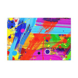 Abstract Color Splash Canvas Print — Vibrant Modern Wall Art thumbnail 9
