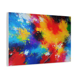 Abstract Color Splash Matte Canvas Print — Vibrant Stretched Wall Art thumbnail 47