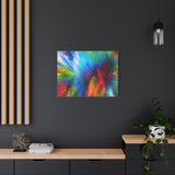 Abstract Color Explosion Matte Canvas Print thumbnail 67