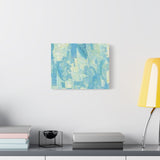 Abstract Aqua Brushstroke Canvas Print — Coastal Blue Wall Art thumbnail 36