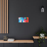 Vibrant Abstract Color Splash Matte Canvas Print thumbnail 43