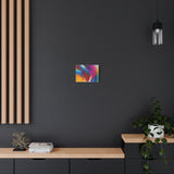 Abstract Rainbow Swirl Matte Canvas Print (Stretched) thumbnail 34