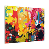 Abstract Color Splash Canvas Print - Vibrant Stretched Matte Wall Art thumbnail 65