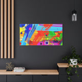 Abstract Color Splash Canvas Print — Vibrant Modern Wall Art thumbnail 85