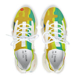 Women's Colorful Mesh Sneakers — Vibrant Abstract Athletic Shoes thumbnail 2