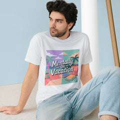 Mentally on Vacation T-Shirt — Retro Beach Summer Shirt