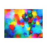 Abstract Rainbow Splash Matte Canvas Print thumbnail 18