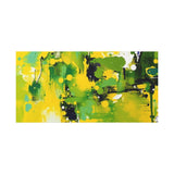 Abstract Green & Yellow Matte Canvas Print – Vibrant Modern Wall Art thumbnail 20