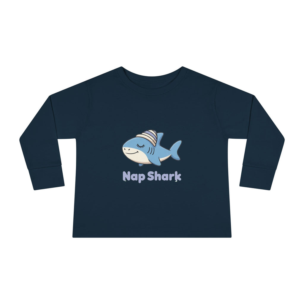 Nap Shark Toddler Long Sleeve Tee