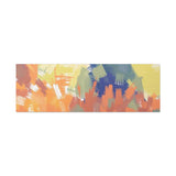 Abstract Colorful Brushstroke Matte Canvas Wall Art – Vibrant Orange & Green Stretched Print thumbnail 59