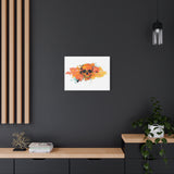 Skull Art Canvas Print – Vibrant Paint-Splash Skull Wall Decor thumbnail 52