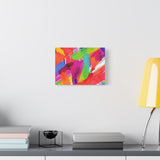 Abstract Rainbow Brushstrokes Matte Canvas Wall Art — Vibrant Stretched 1.25" thumbnail 33