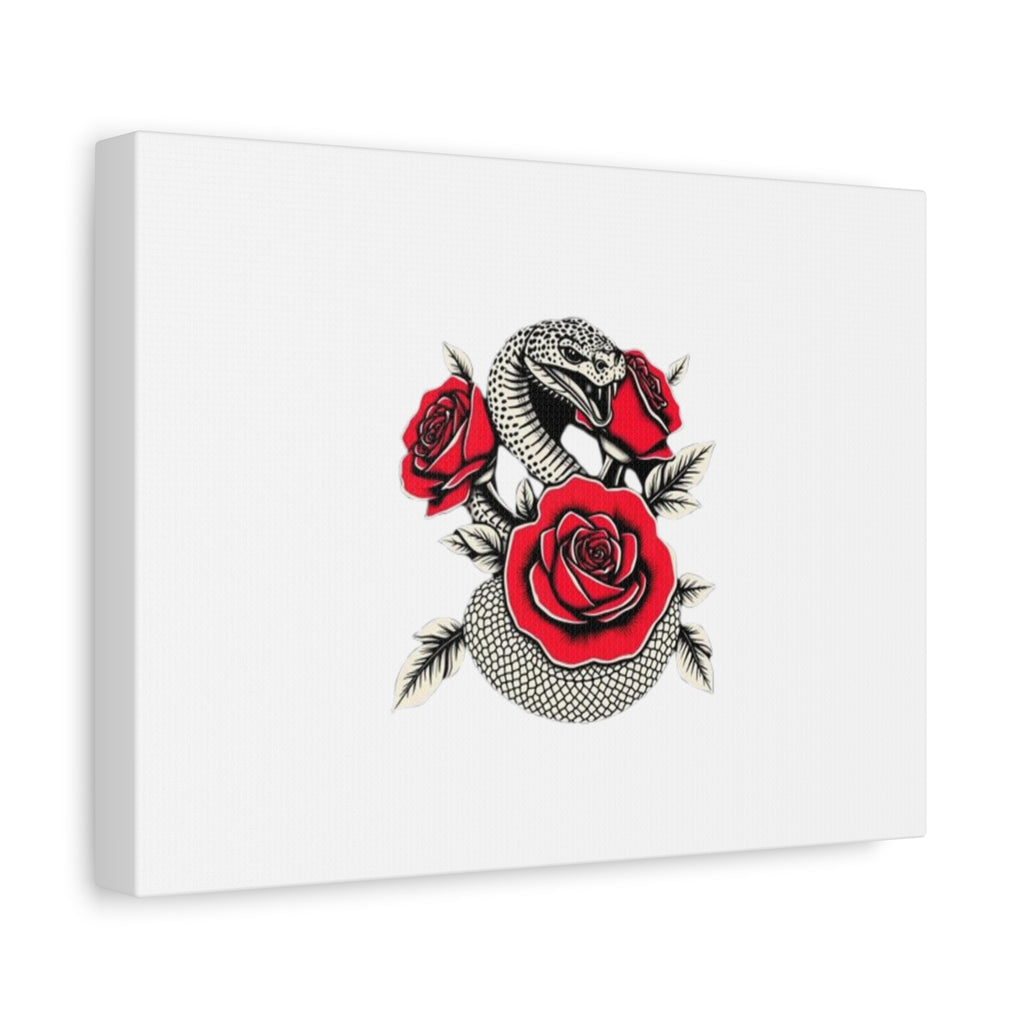 Matte Stretched Canvas - Snake Wall Art