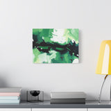 Abstract Green Brushstroke Canvas Print thumbnail 39