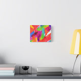 Abstract Rainbow Brushstrokes Matte Canvas Wall Art — Vibrant Stretched 1.25" thumbnail 30