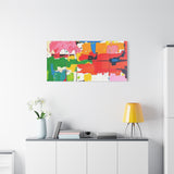 Abstract Color Splash Matte Canvas Print — Vibrant Modern Wall Art thumbnail 84