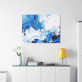 Abstract Blue Galaxy Canvas Print — Matte Stretched Wall Art thumbnail 90