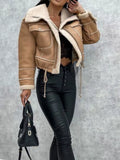 Sherpa Trim Cropped Jacket thumbnail 4