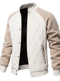 Men's Quilted Snap Down Long Sleeve Jacket thumbnail 2