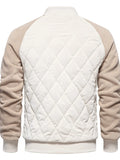 Men's Quilted Snap Down Long Sleeve Jacket thumbnail 3