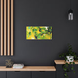 Abstract Green & Yellow Matte Canvas Print – Vibrant Modern Wall Art thumbnail 61