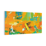 Abstract Orange & Green Canvas Art — Vibrant Modern Wall Decor thumbnail 56